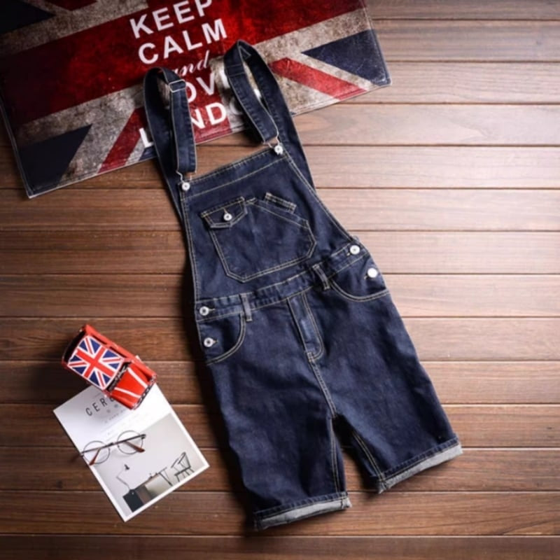 Denim Half Overalls HL2045
