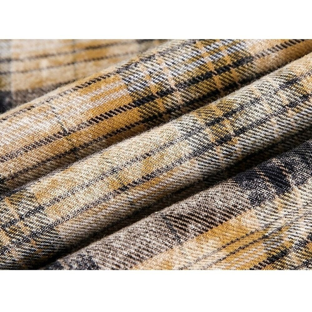 Damaged design check shirt HL2423