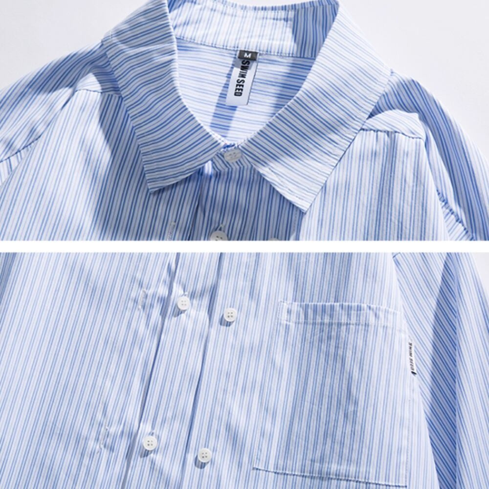 Blue striped shirt HL2384