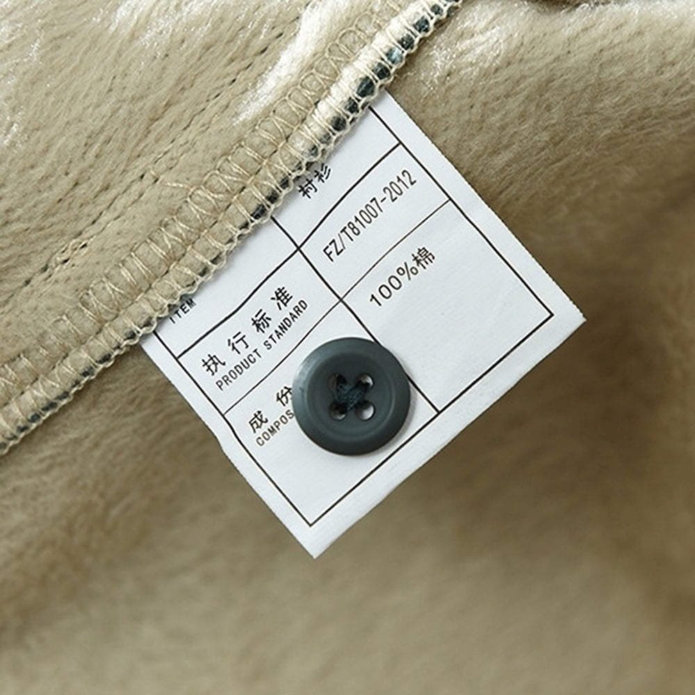 Brushed lining corduroy shirt HL2348