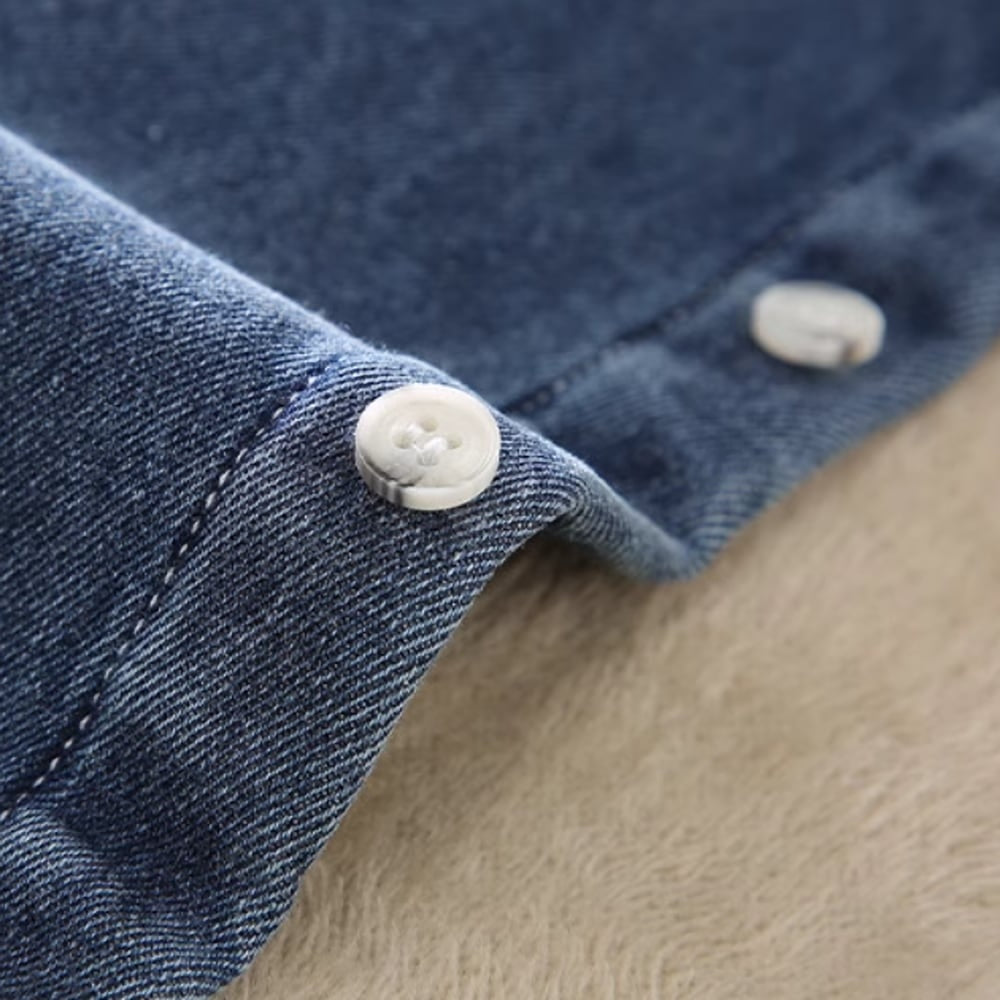 Fleece denim shirt HL2345