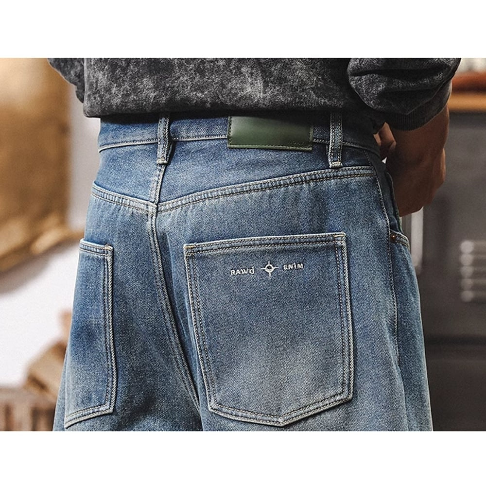 Straight denim jeans HL2408