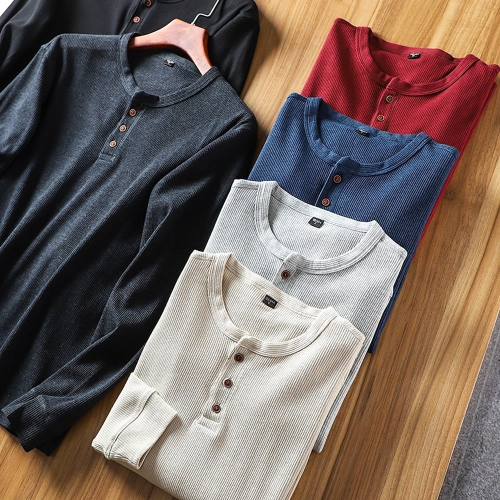 Henley neck tops HL2311