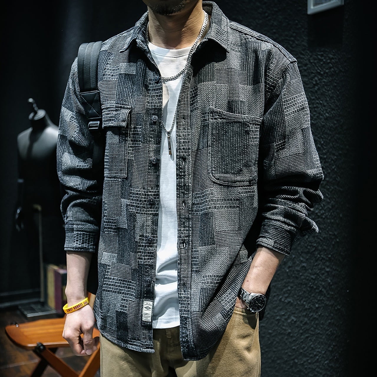 Casual denim shirt HL1778