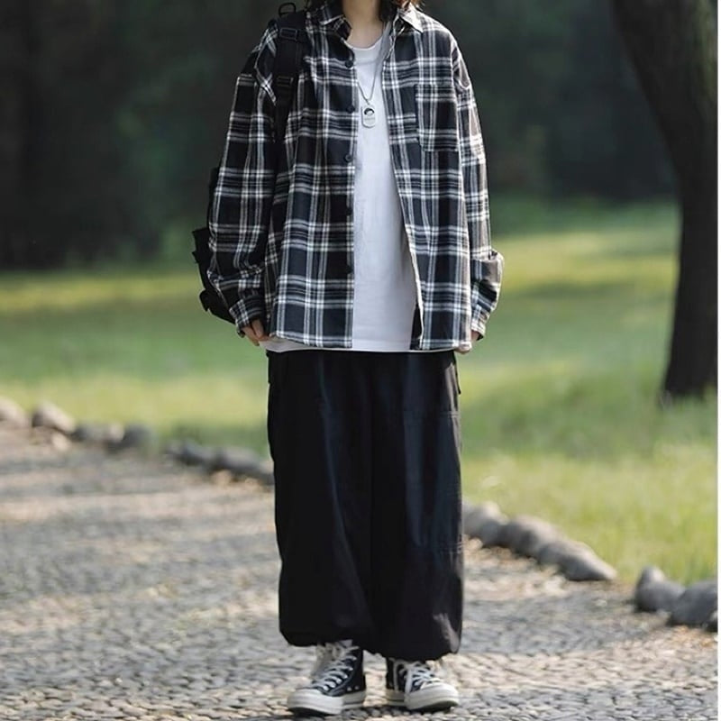 Retro check shirt HL2199