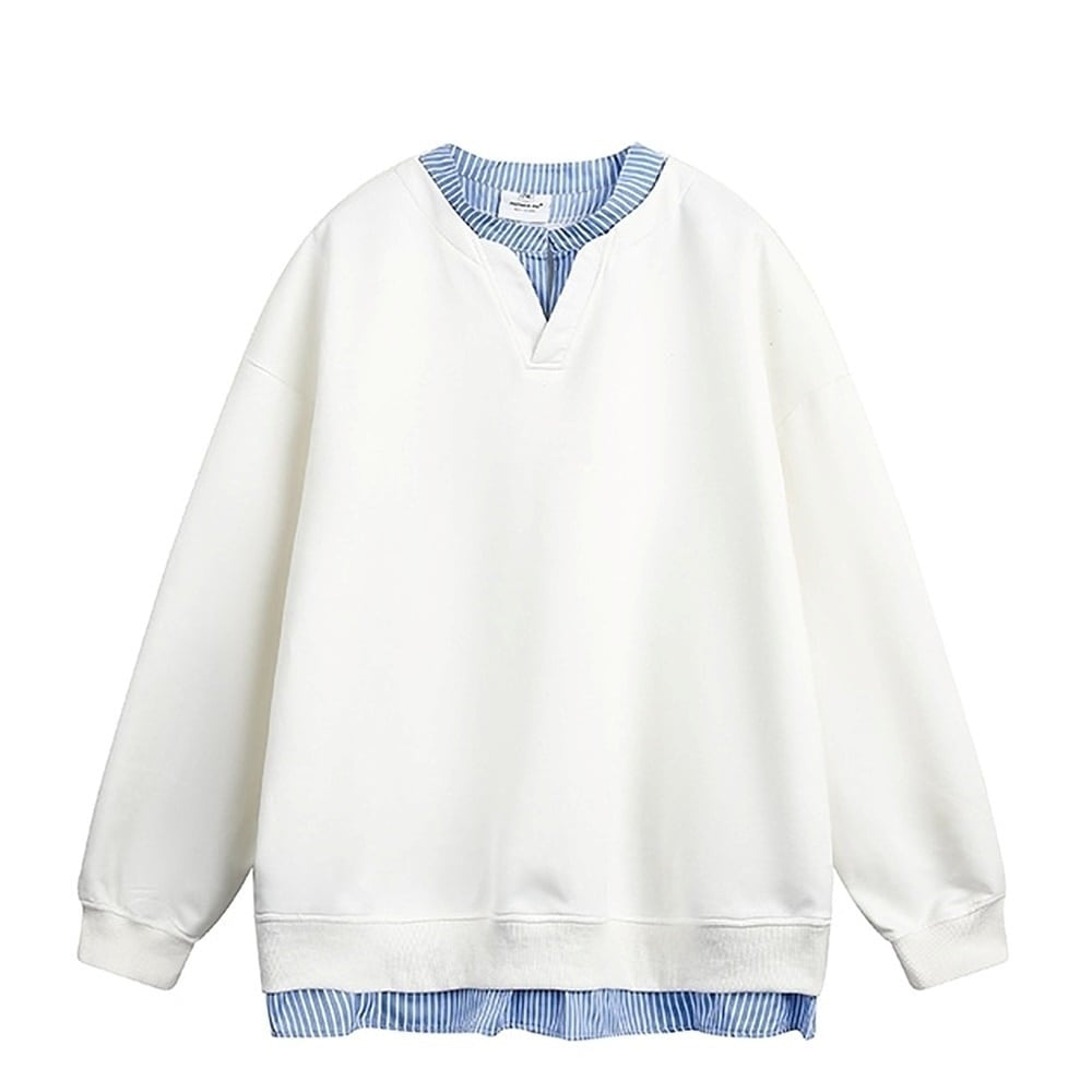 Faux layered sweatshirt HL2417