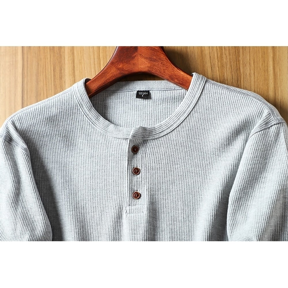 Henley neck tops HL2324