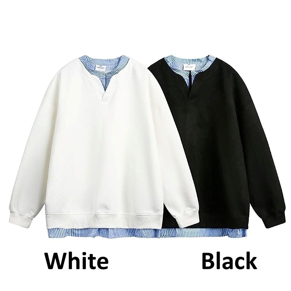 Faux layered sweatshirt HL2417