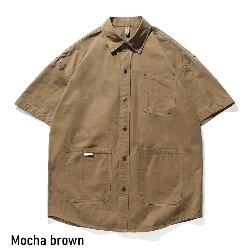 Retro Casual Work Shirt HL2031