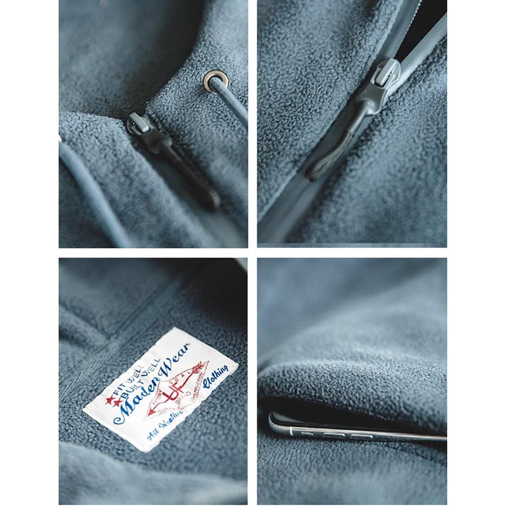 Half zip fleece sweater HL2449