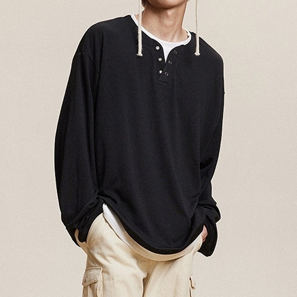 Faux layered sweatshirt HL2416