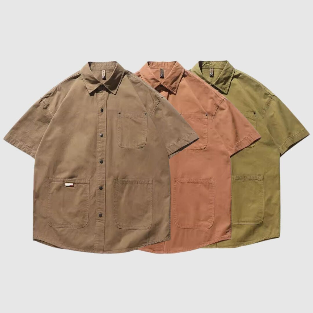 Retro Casual Work Shirt HL2031