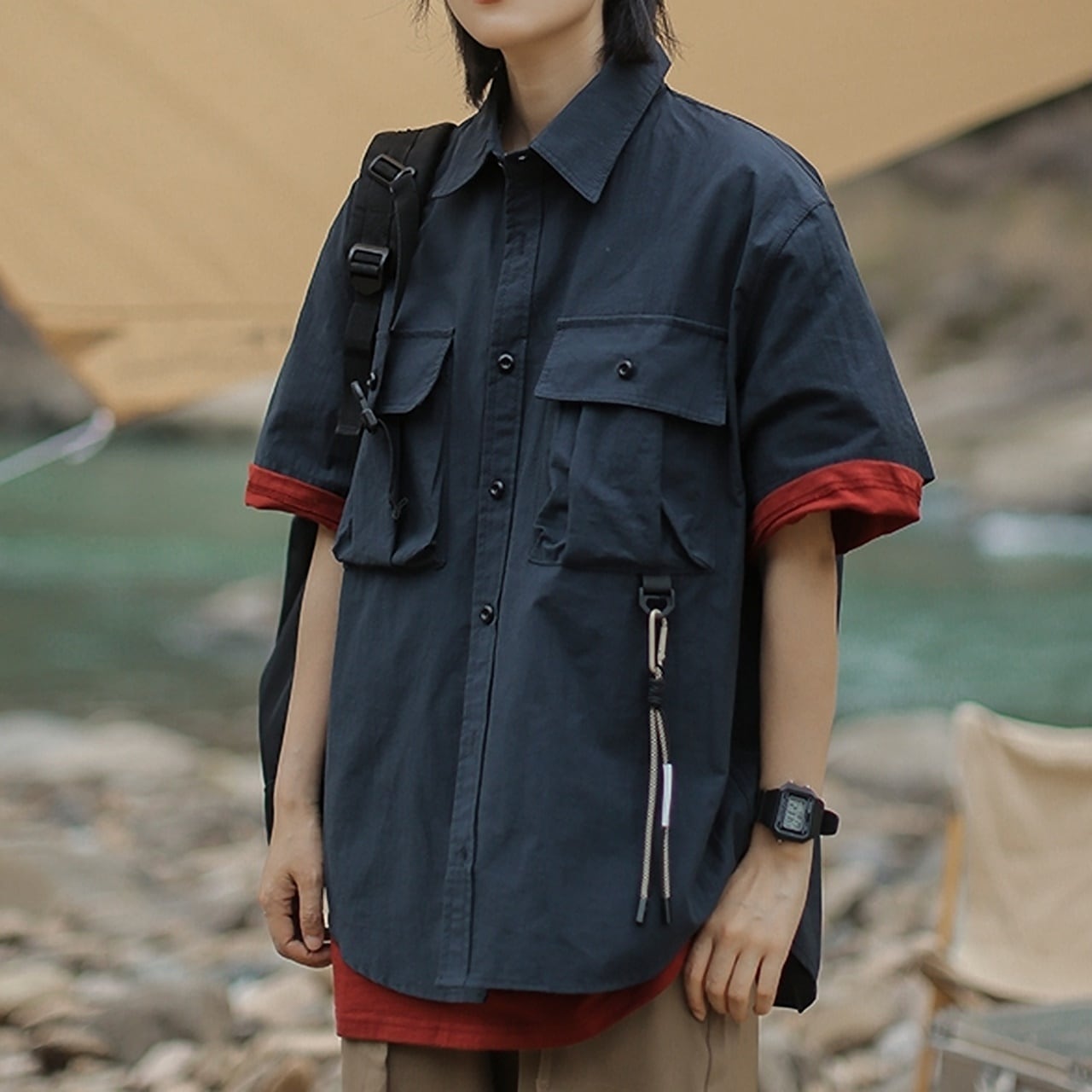 Half-Sleeve Casual Shirt HL1735