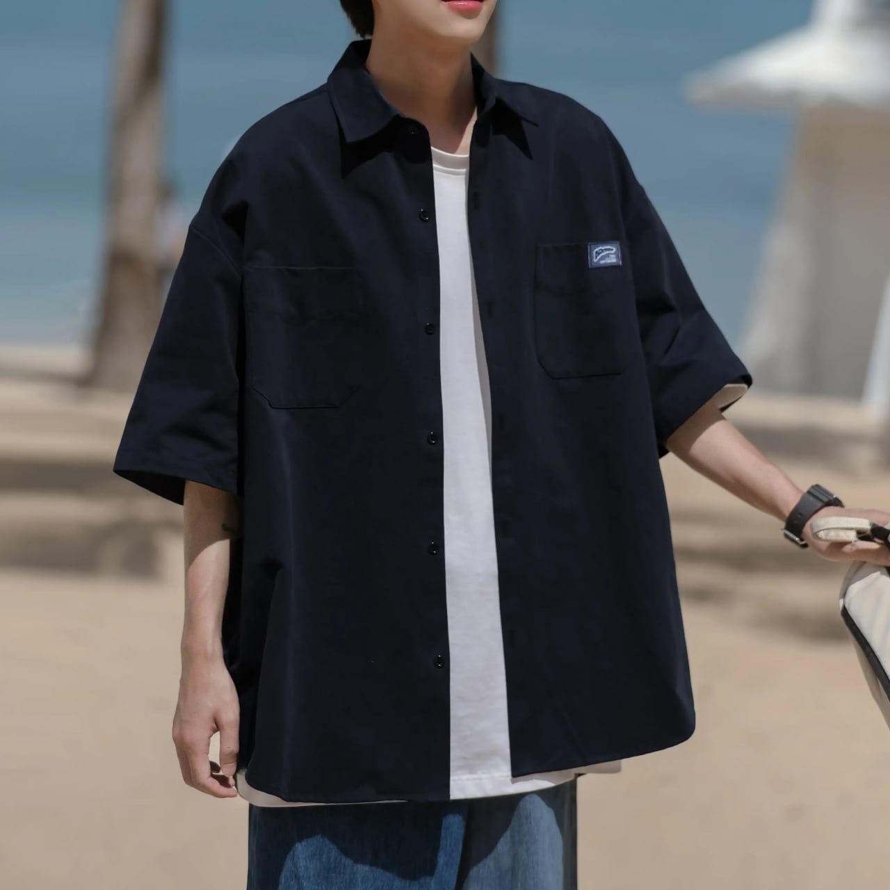 Half-Sleeve Casual Shirt HL1676