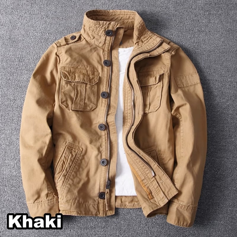 Stand collar casual jacket HL2235