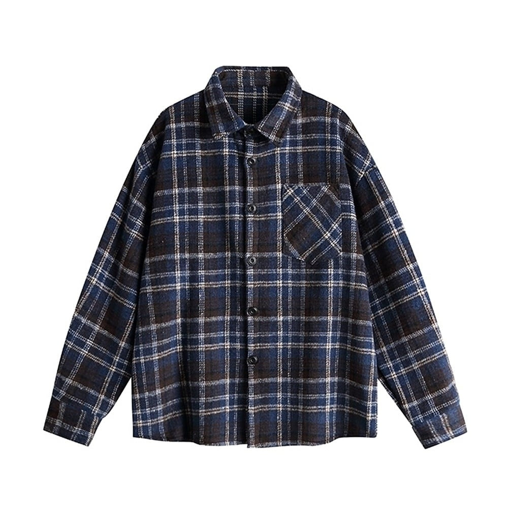 Flannel check shirt HL2418