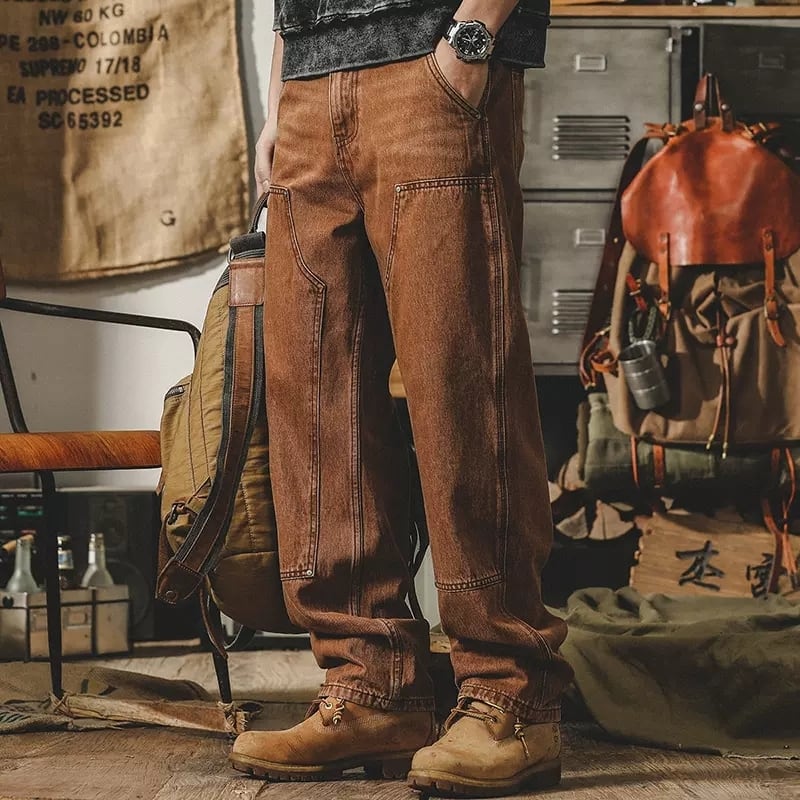 Casual colored denim jeans HL1881