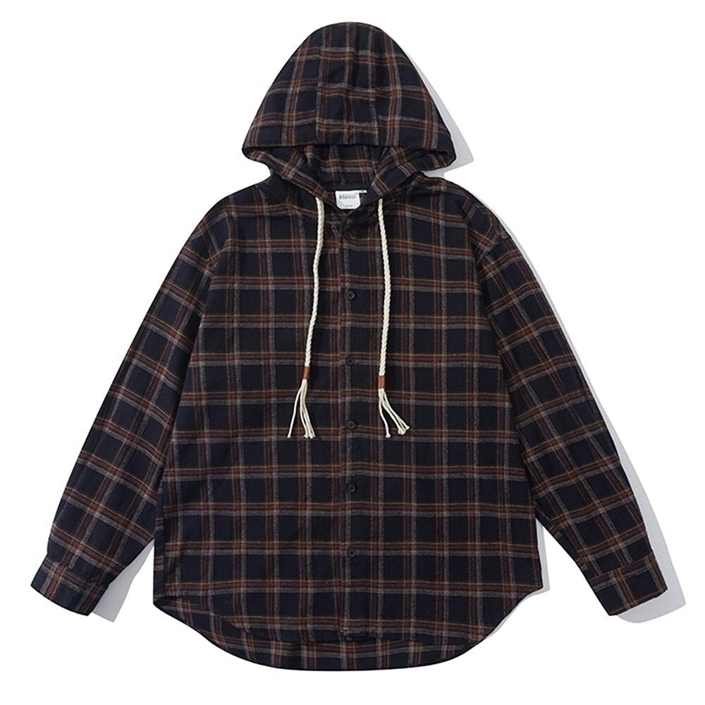Hooded check shirt HL2420