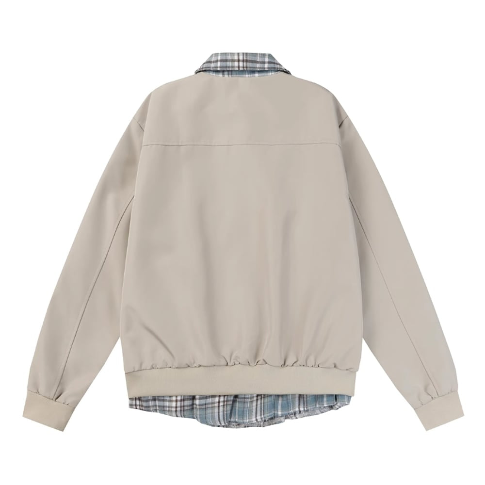 Faux layered jacket HL2441