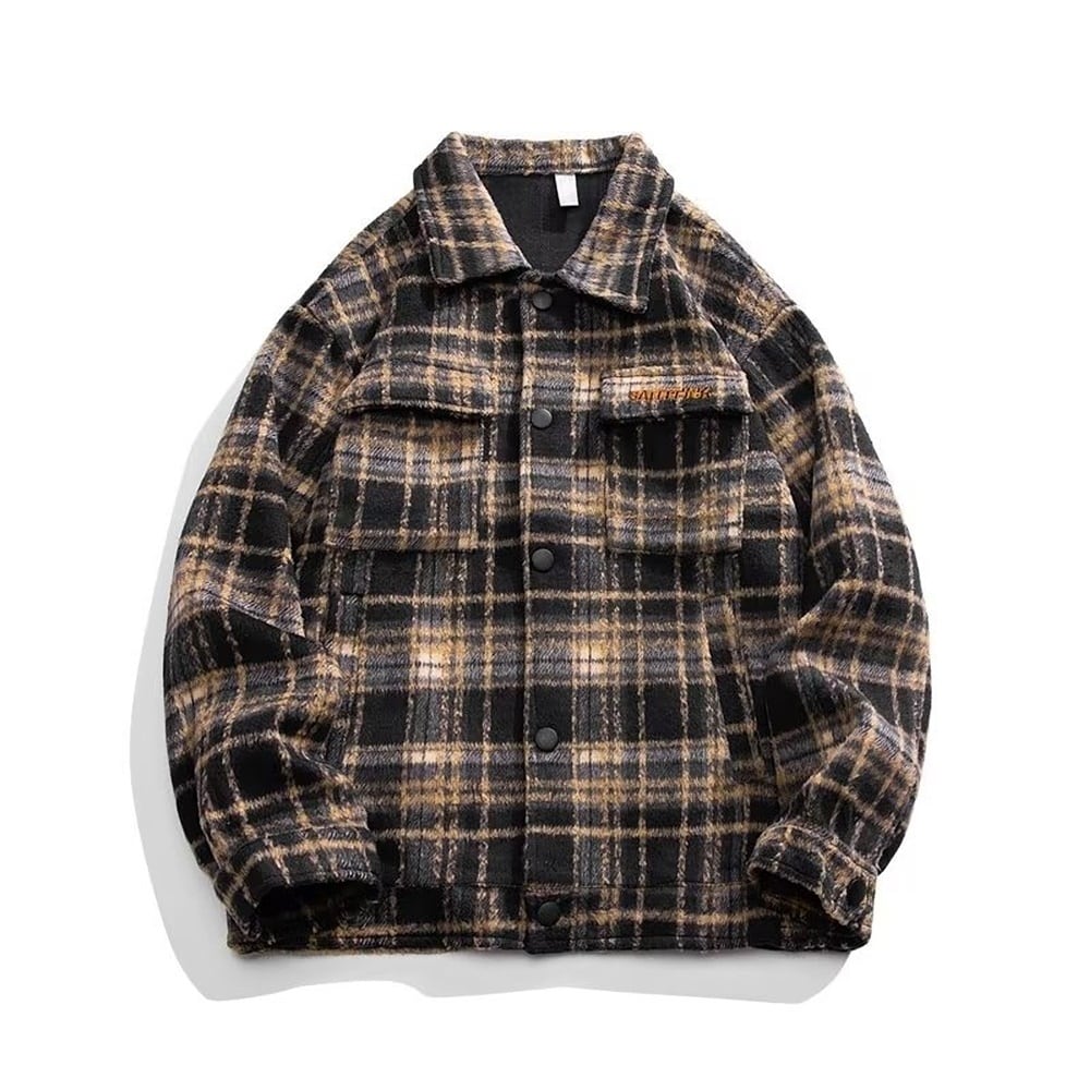 Retro check jacket HL2303