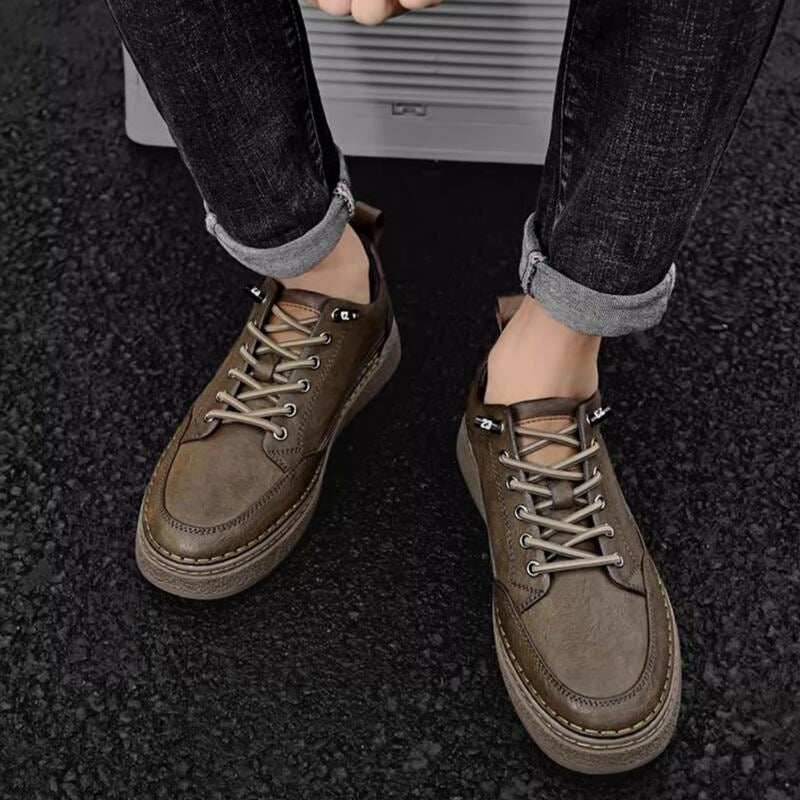 Casual leather shoes HL2232