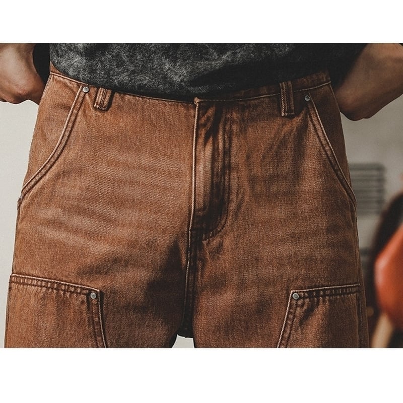Casual colored denim jeans HL1881