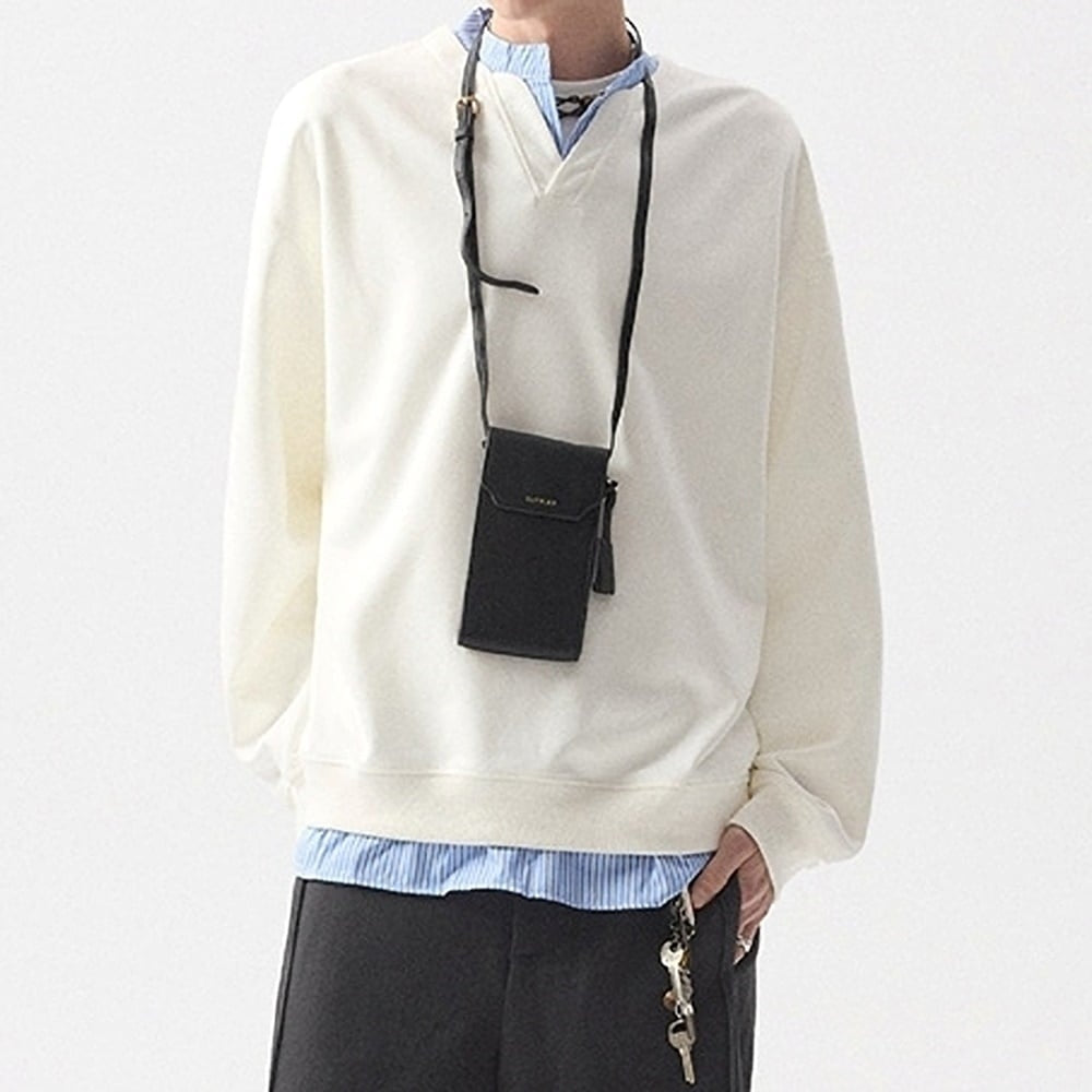 Faux layered sweatshirt HL2417