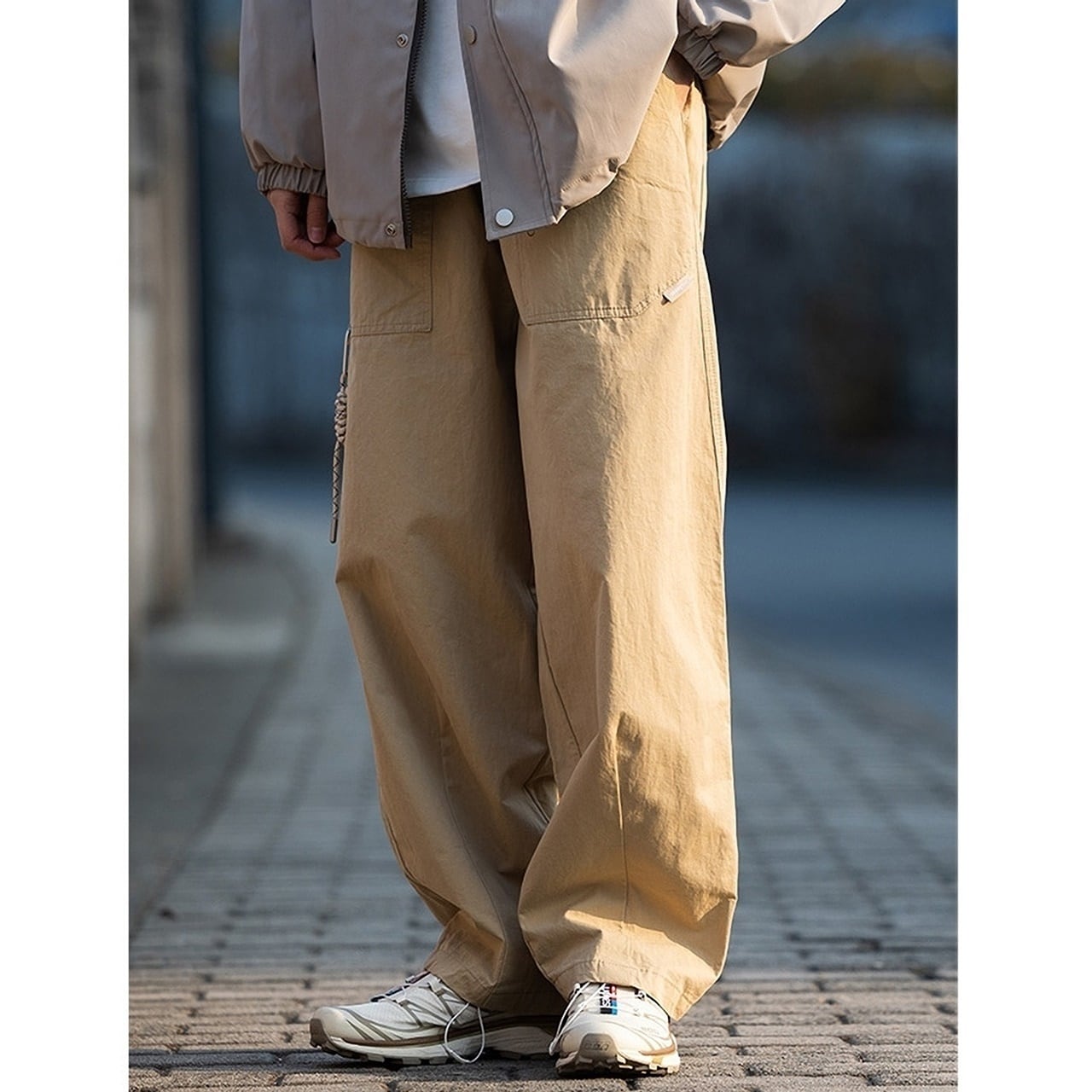 ルーズストレートパンツ HL1693
