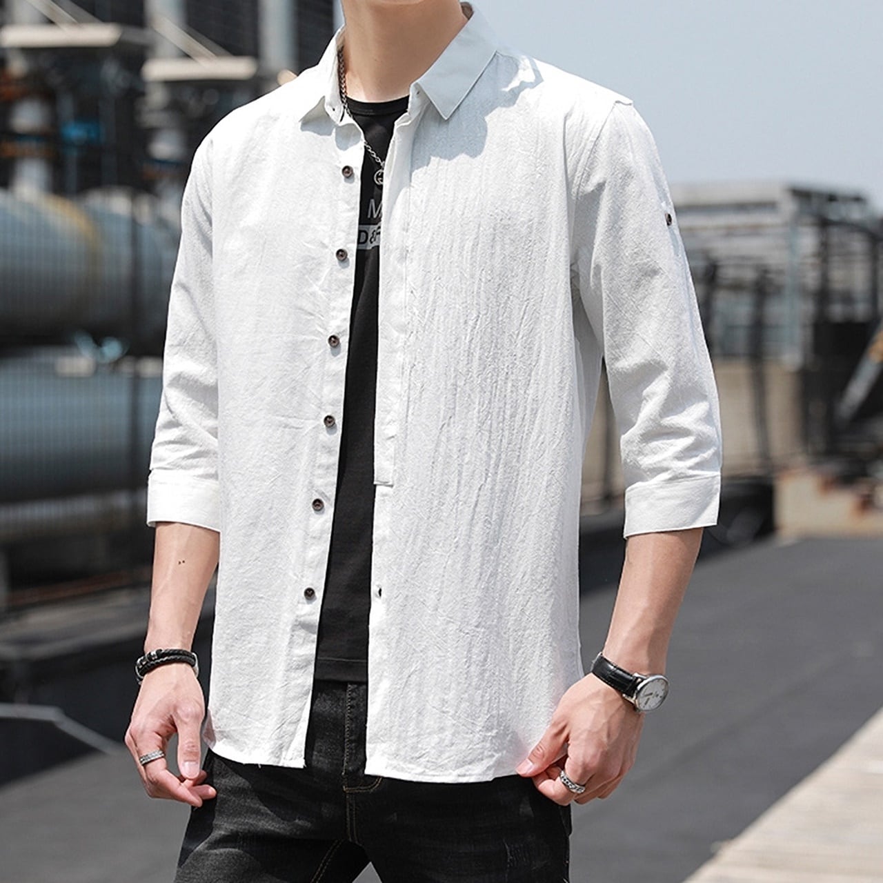 Three-quarter sleeve shirt HL1715