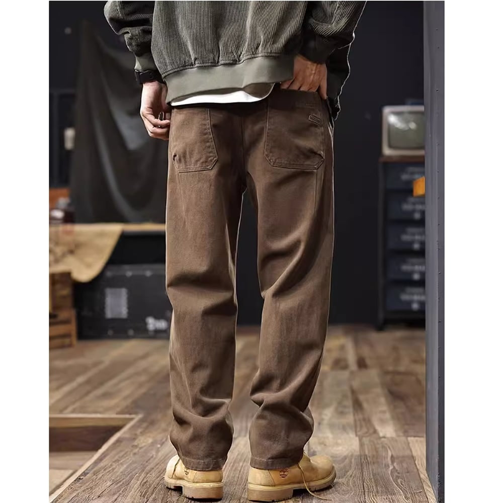 Drawstring straight pants HL2438