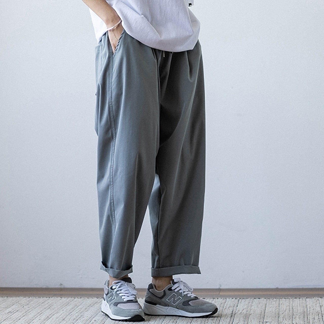 ルーズストレートパンツ HL1691