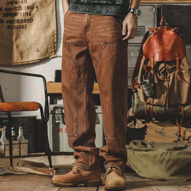 Casual colored denim jeans HL1881