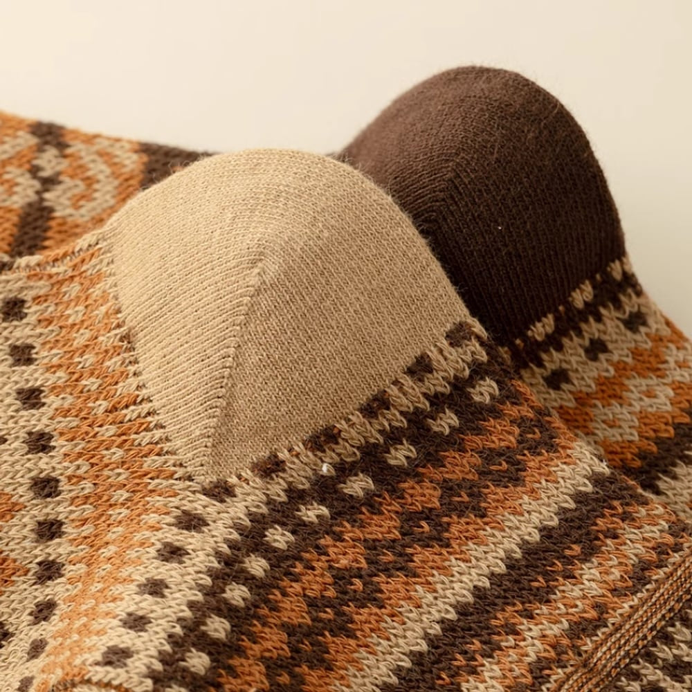 Nordic pattern socks random set of 3 pairs HL2327