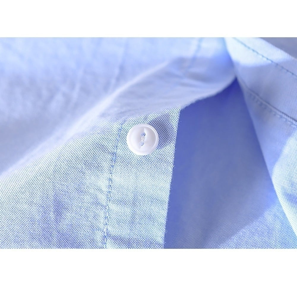 Collarless three-quarter sleeve shirt HL2353