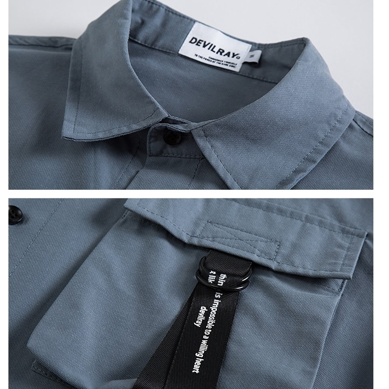 Multi-Pocket Short-Sleeve Shirt HL1608
