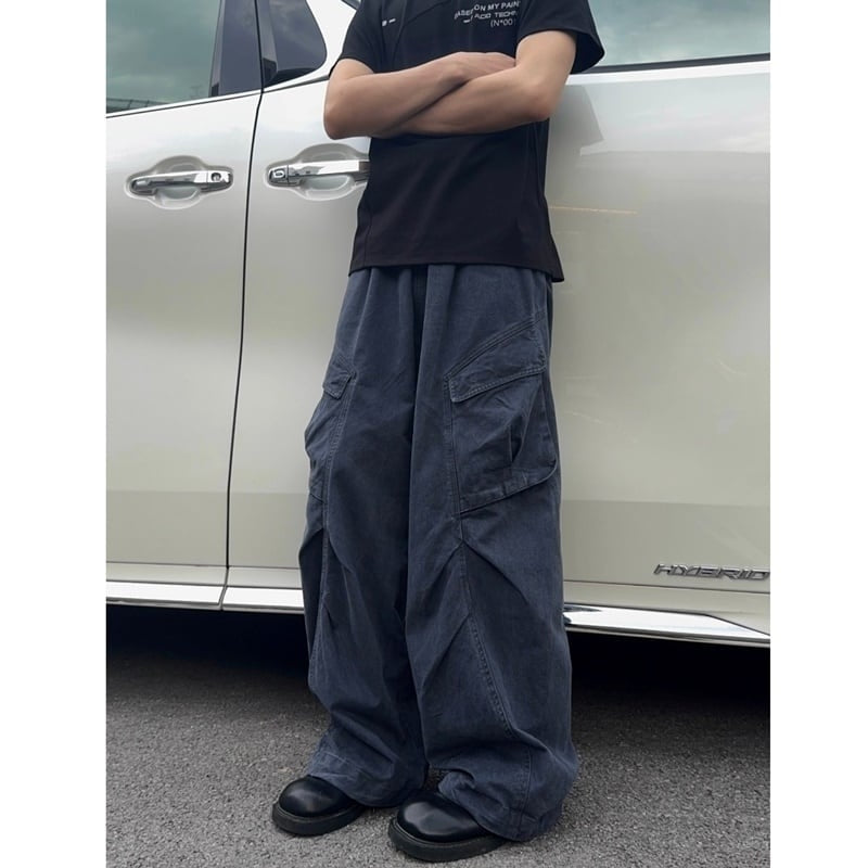 Side pocket cargo pants HL2196