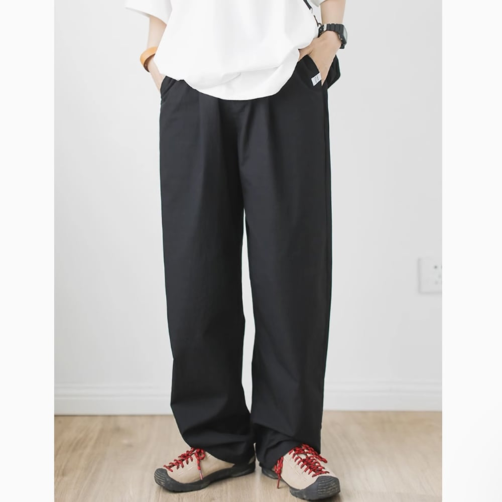 Loose straight pants HL2395