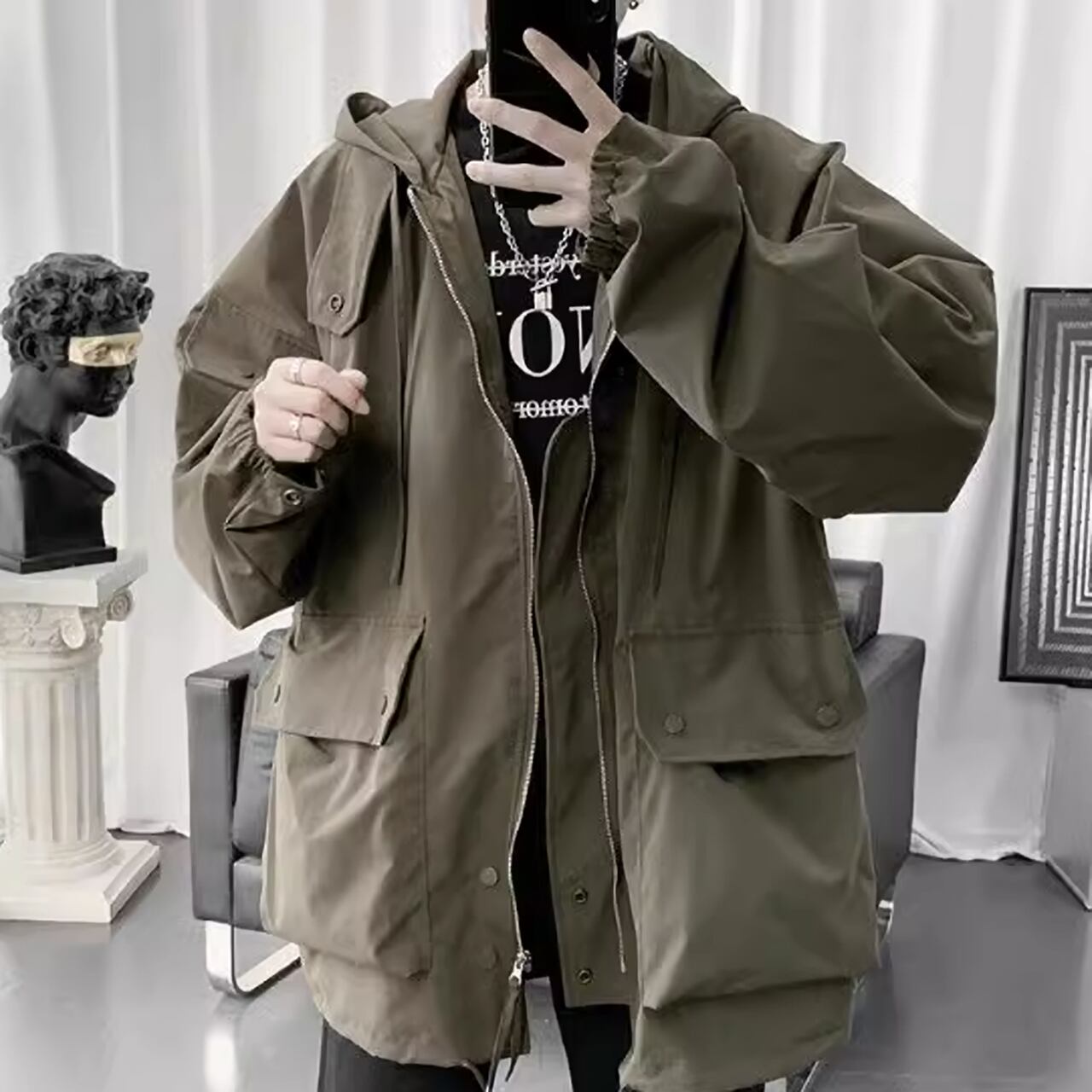Casual hoodie jacket HL1856