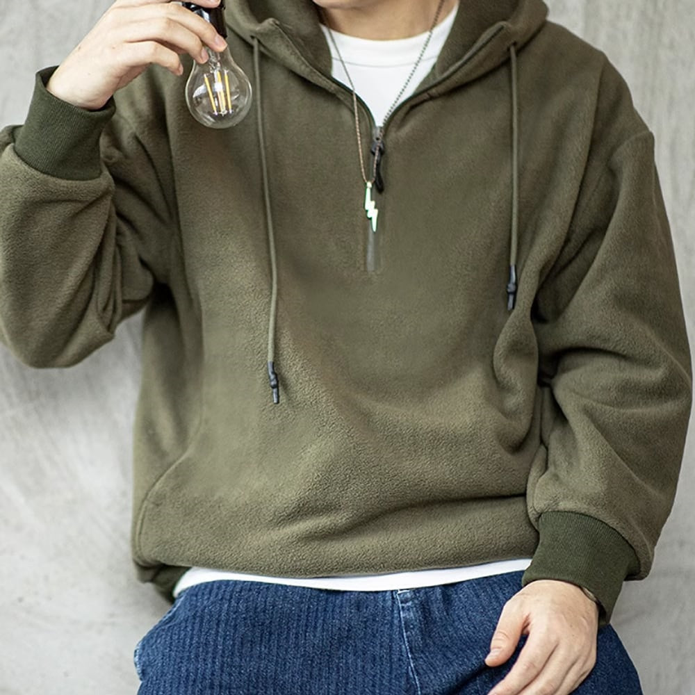Half zip fleece sweater HL2449