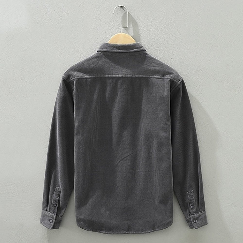 Brushed lining corduroy shirt HL2348