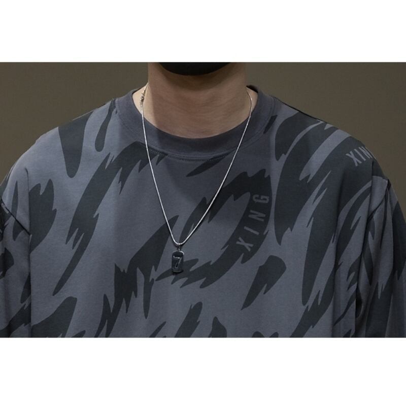 Dark Color Loose T-shirt HL2033