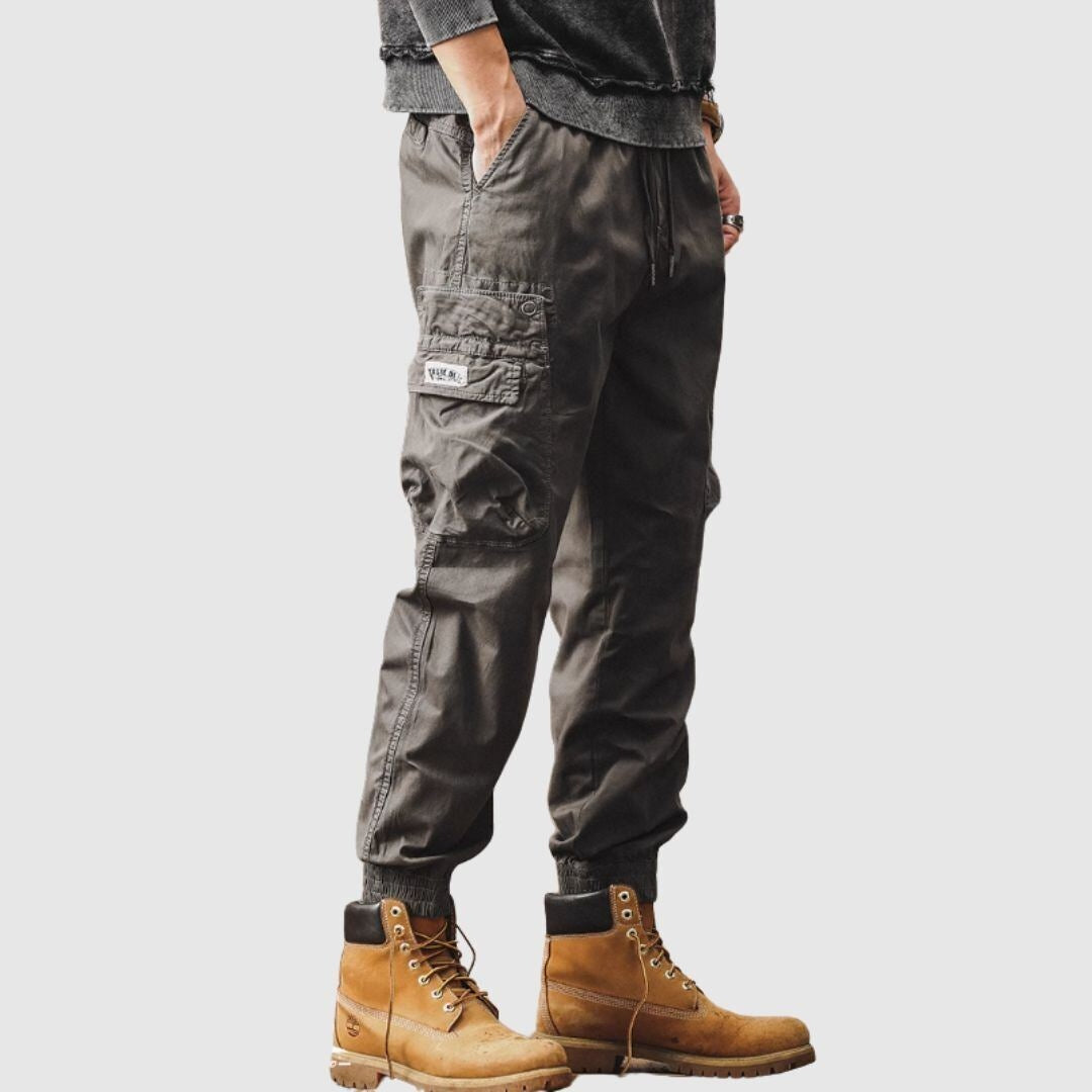 Multi-pocket casual pants HL2392