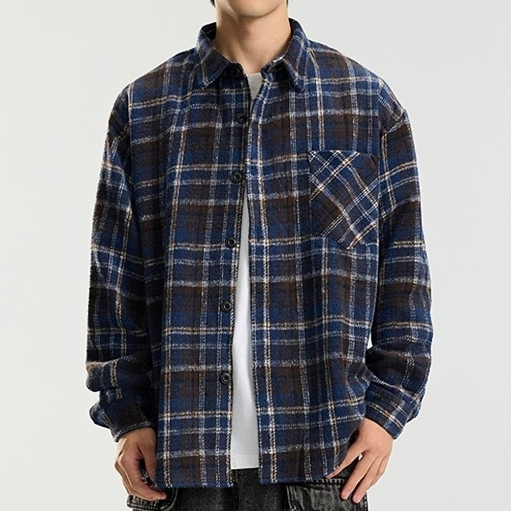 Flannel check shirt HL2418