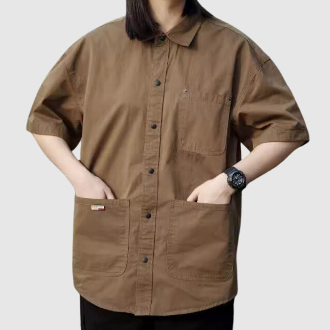 Retro Casual Work Shirt HL2031