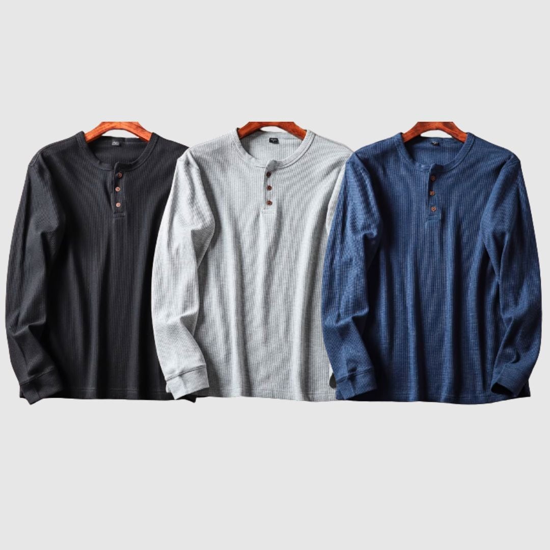 Henley neck tops HL2324