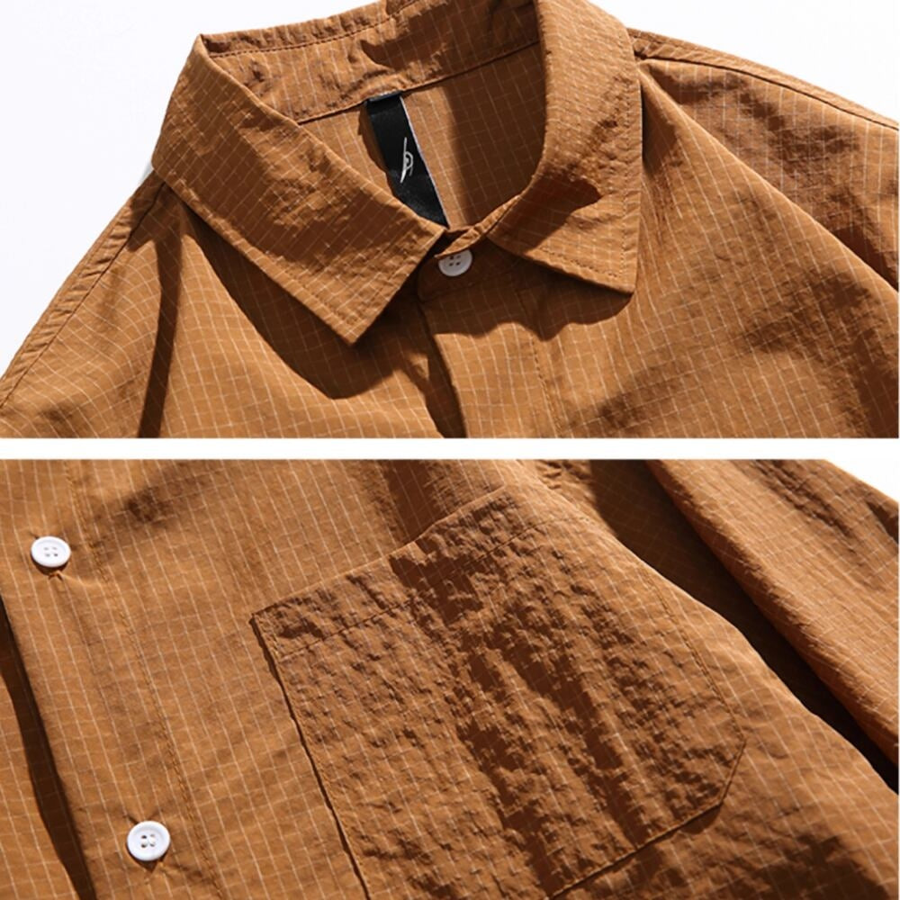 Check pattern shirt HL2385