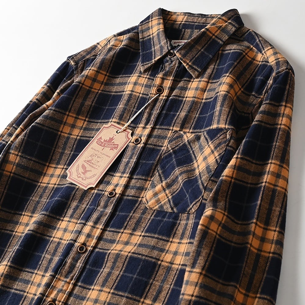 Flannel check shirt HL2317
