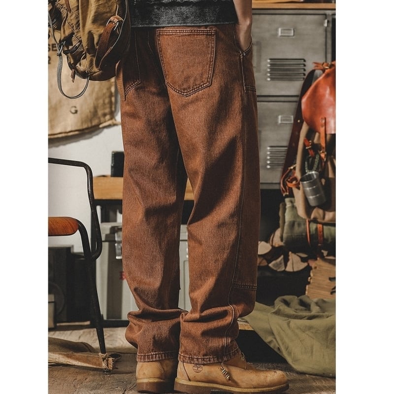 Casual colored denim jeans HL1881