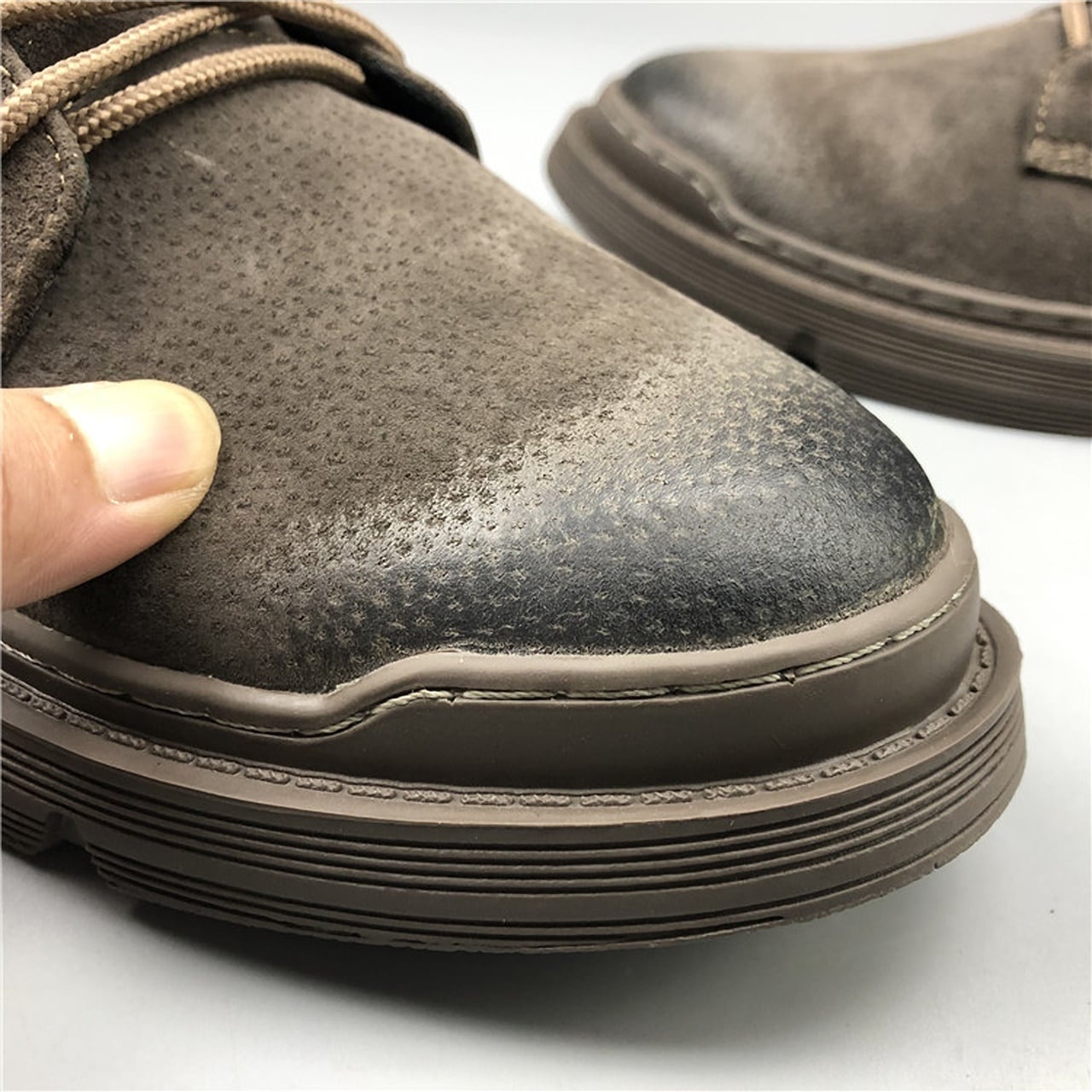 レースアップレザーシューズ HL1886