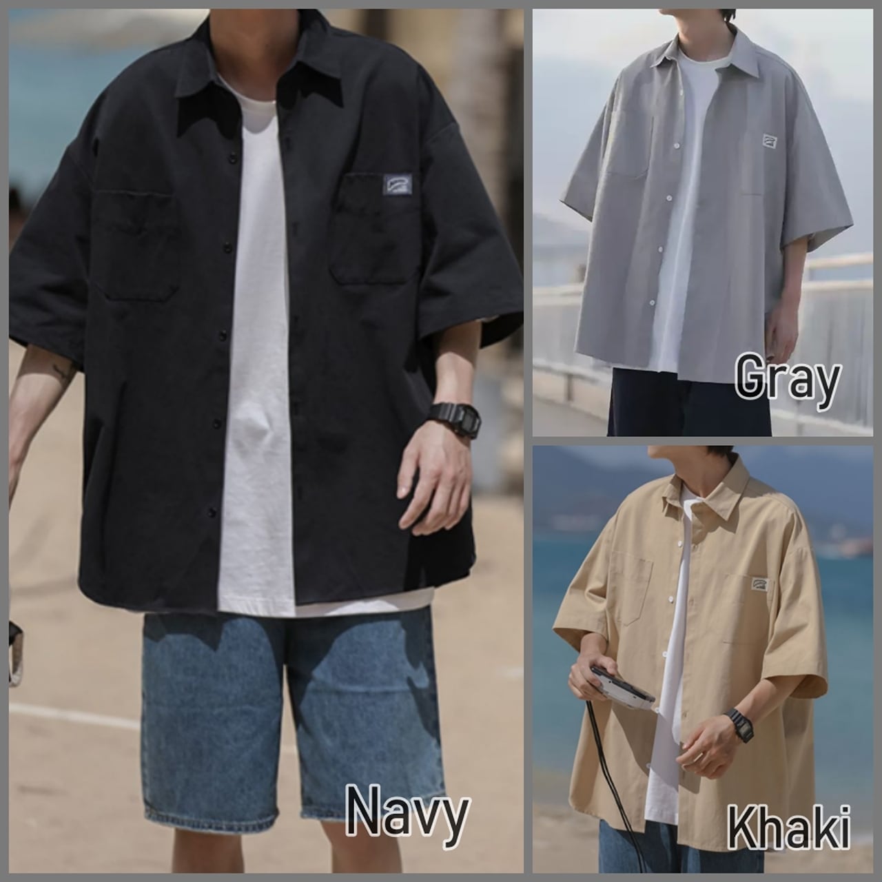 Half-Sleeve Casual Shirt HL1676